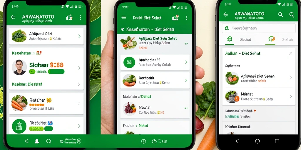 Tampilan antarmuka aplikasi ARWANATOTO yang sederhana dan intuitif.