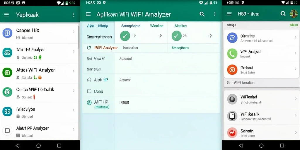 Antarmuka H89 yang menampilkan analisis WiFi secara real-time.