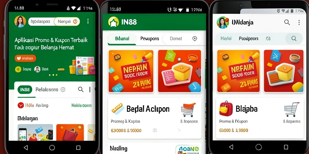 Tampilan antarmuka utama IN88 dengan kupon menarik.
