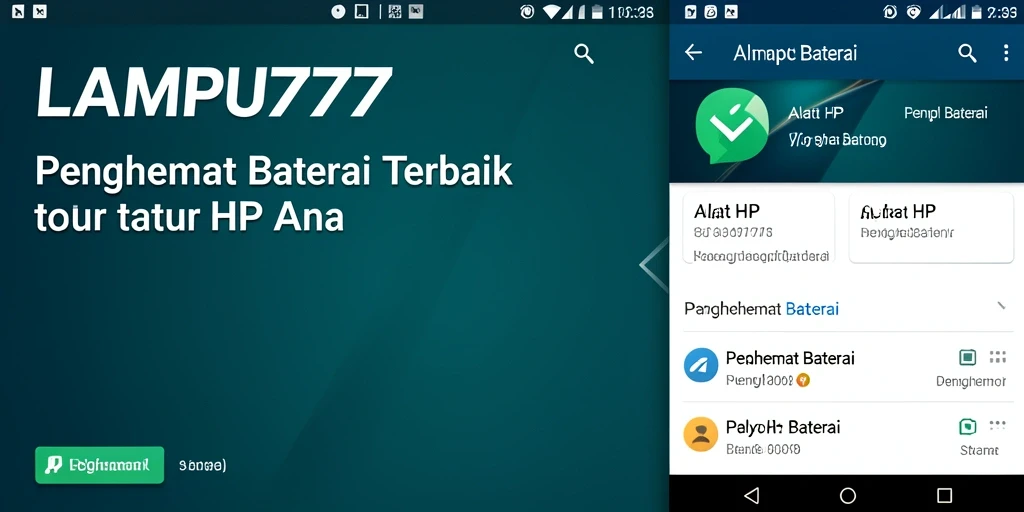 Tampilan antarmuka aplikasi LAMPU777 yang sederhana dan efisien.